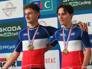 🇫🇷 Encore des titres de Champion de France pour Nathan Marcoux et l’ECSEL !

4 podiums en 4 courses dont 2 titres nationaux : Poursuite par équipe 🥇 et américaine 🥇 !

Une superbe façon de conclure sa formation stéphanoise avant de s’envoler vers de nouveaux horizons. 🚴‍♂️🔥

📸 @directvelo @c.a_photographies

#ECSEL #ChampionDeFrance #Cyclisme #Piste

@auvrhaffc @ffcyclisme @region_auvergnerhonealpes @villedesaintetienne @departementloire @creditmutuel @poli_wear @culture_velo_saint_etienne